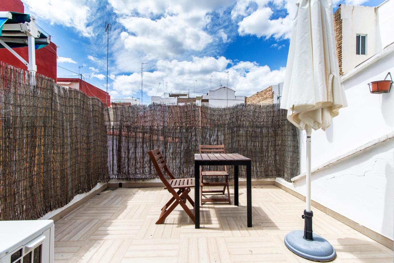 Estudio Para Parejas Con Terraza En La Playa Валенсия Экстерьер фото